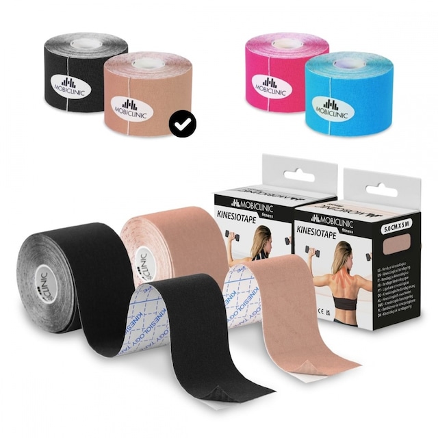 Imagen 0 de Pack 2 Kinesiotape Venda Neuromuscular Adhesiva Mobiclinic
