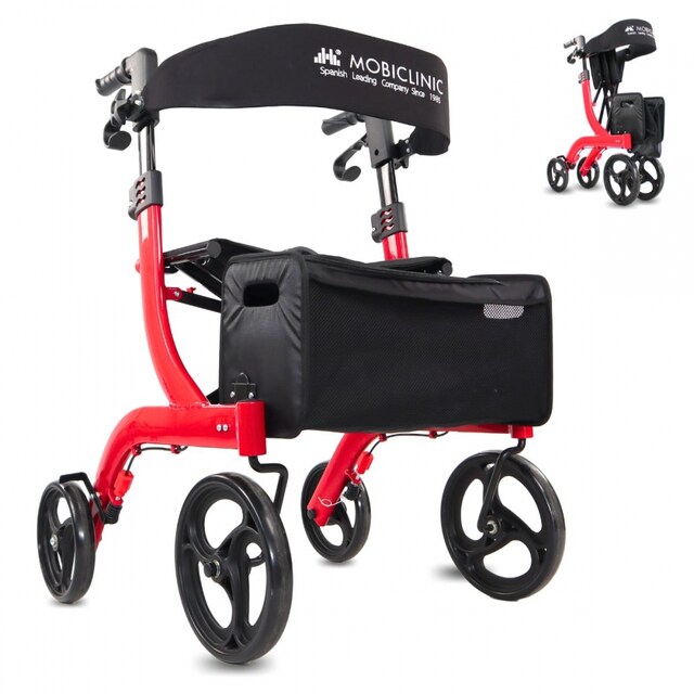 Imagen 0 de Andador plegable de cuatro ruedas Invicto X1 Mobiclinic