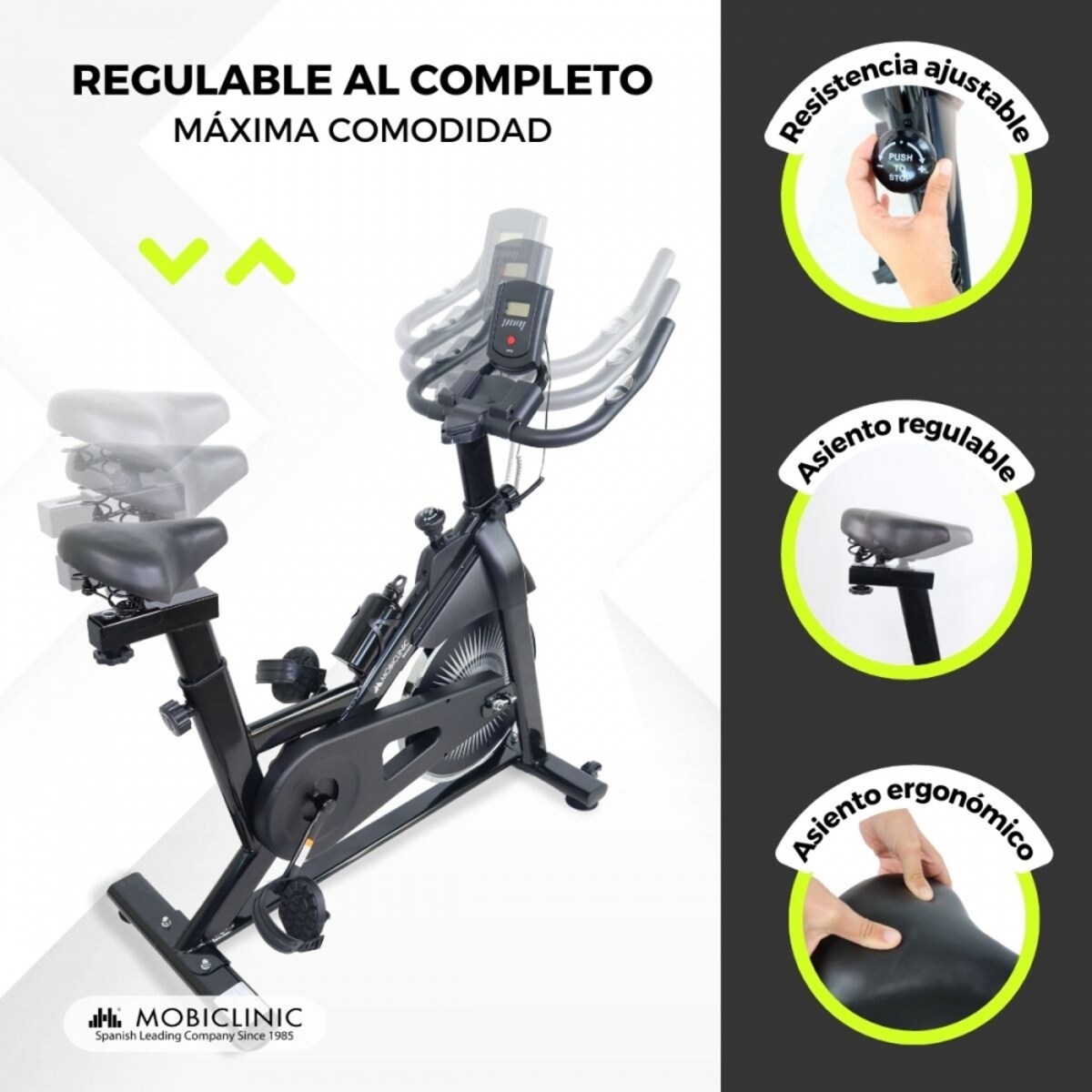 Spinning Bicicleta EstÃ¡tica Plegable Corte Ingles Bicicleta