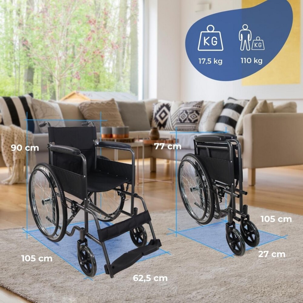 Silla de Ruedas Denver Mobiclinic Negro-2