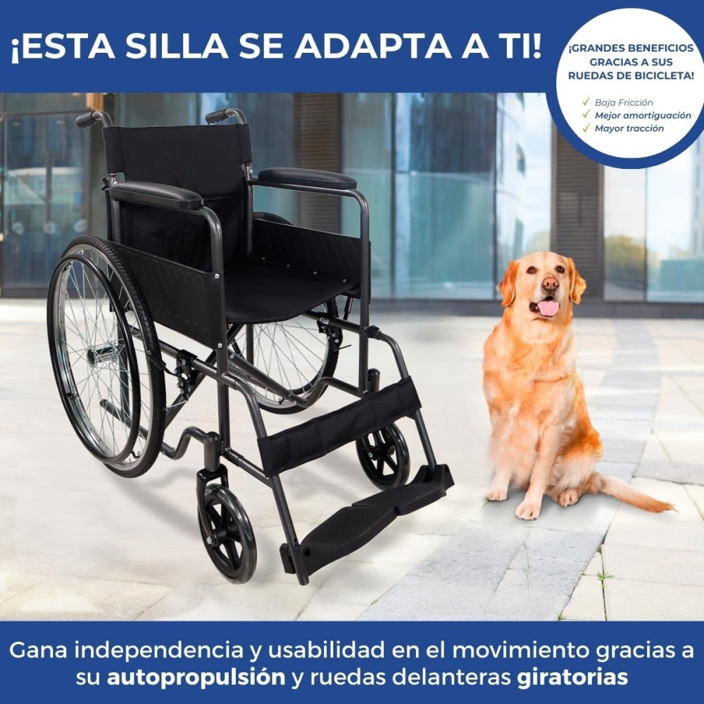 Silla de Ruedas Denver Mobiclinic Negro-5