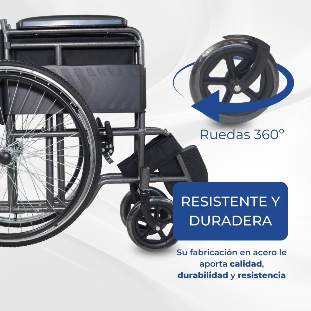 Silla de Ruedas Denver Mobiclinic Negro-6