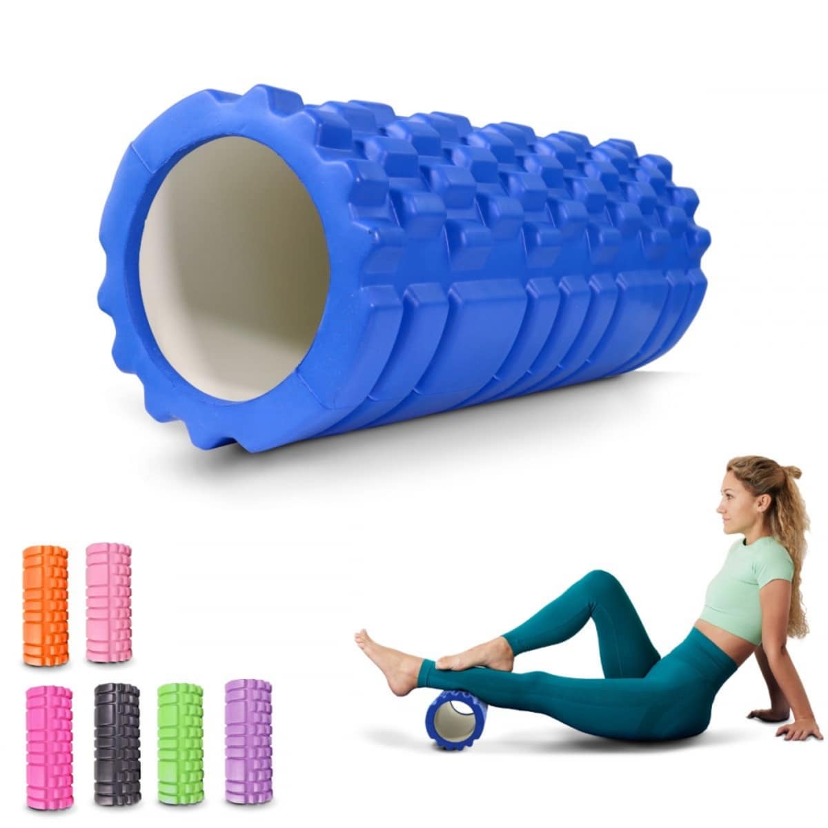 Foam Roller Automasaje De Gemelos Kit De Masaje: Foam Roller