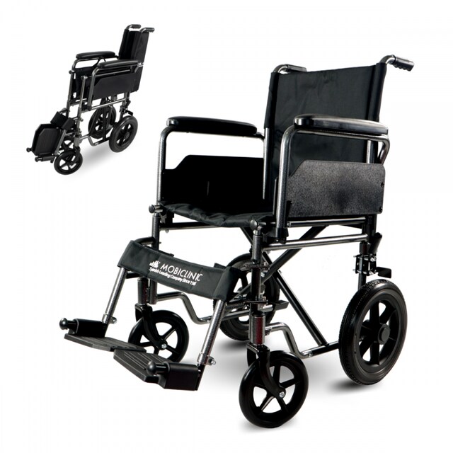Imagen 0 de Silla de ruedas plegable reposapiés y reposabrazos extraíbles S230 Sevilla Mobiclinic Asiento 40 cm