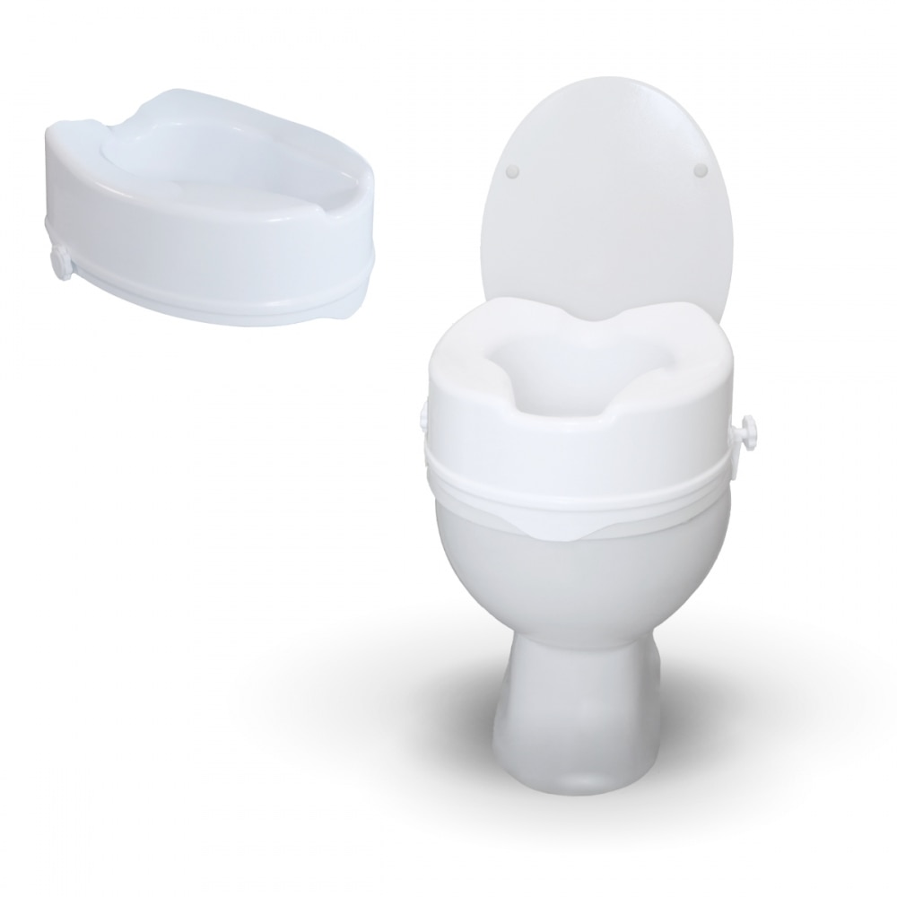 Elevador wc sin tapa 14 cm blanco Titán Mobiclinic 1