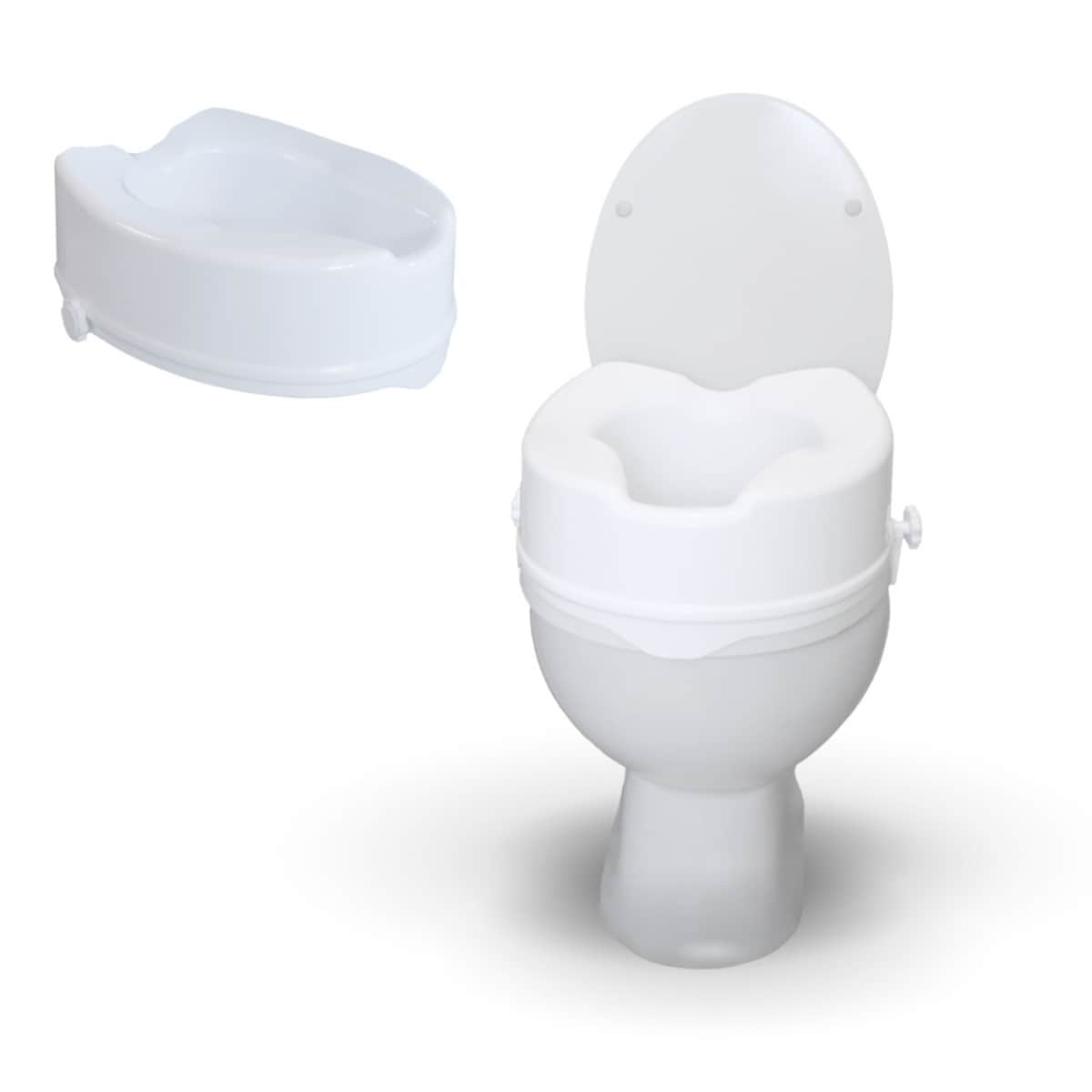 Elevador wc sin tapa 14 cm blanco Titán Mobiclinic 1