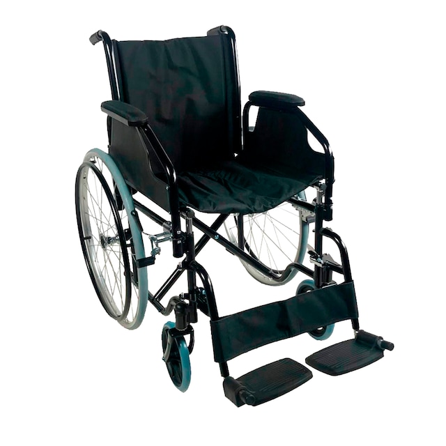 Imagen 0 de Silla de ruedas plegable ruedas grandes acero ortopédica ligera negro Catedral Mobiclinic