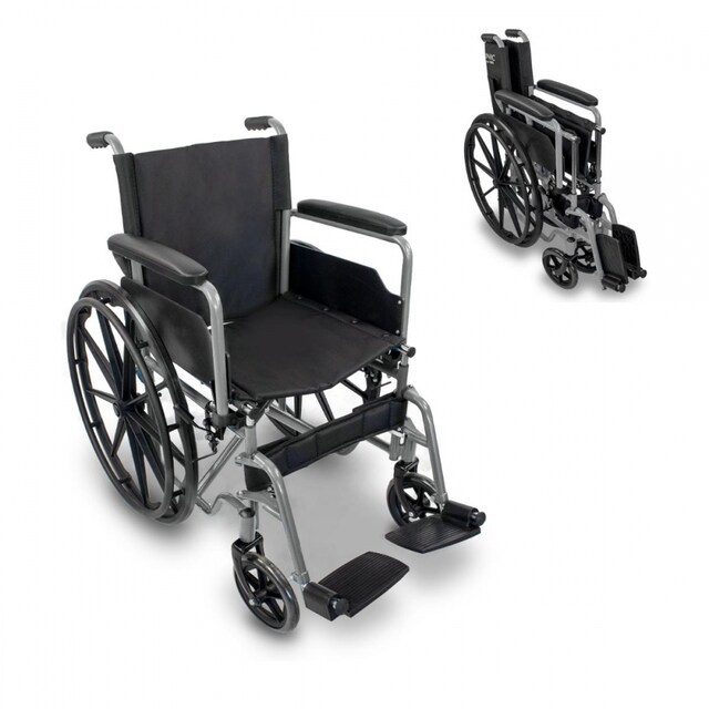 Imagen 0 de Silla de ruedas plegable reposabrazos abatibles premium Giralda Mobiclinic