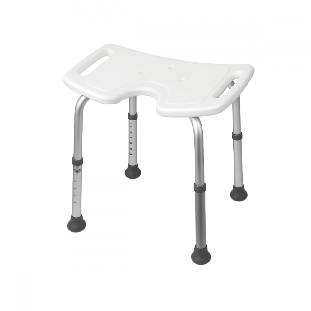Imagen 0 de Banqueta baño altura regulable asiento en u conteras antideslizantes Bahía Mobiclinic