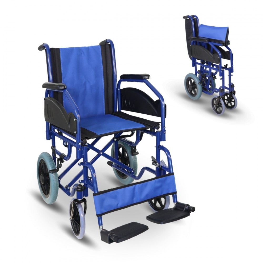 Imagen 0 de Silla de ruedas vip plegable reposabrazos y reposapiés extraíbles Maestranza Mobiclinic