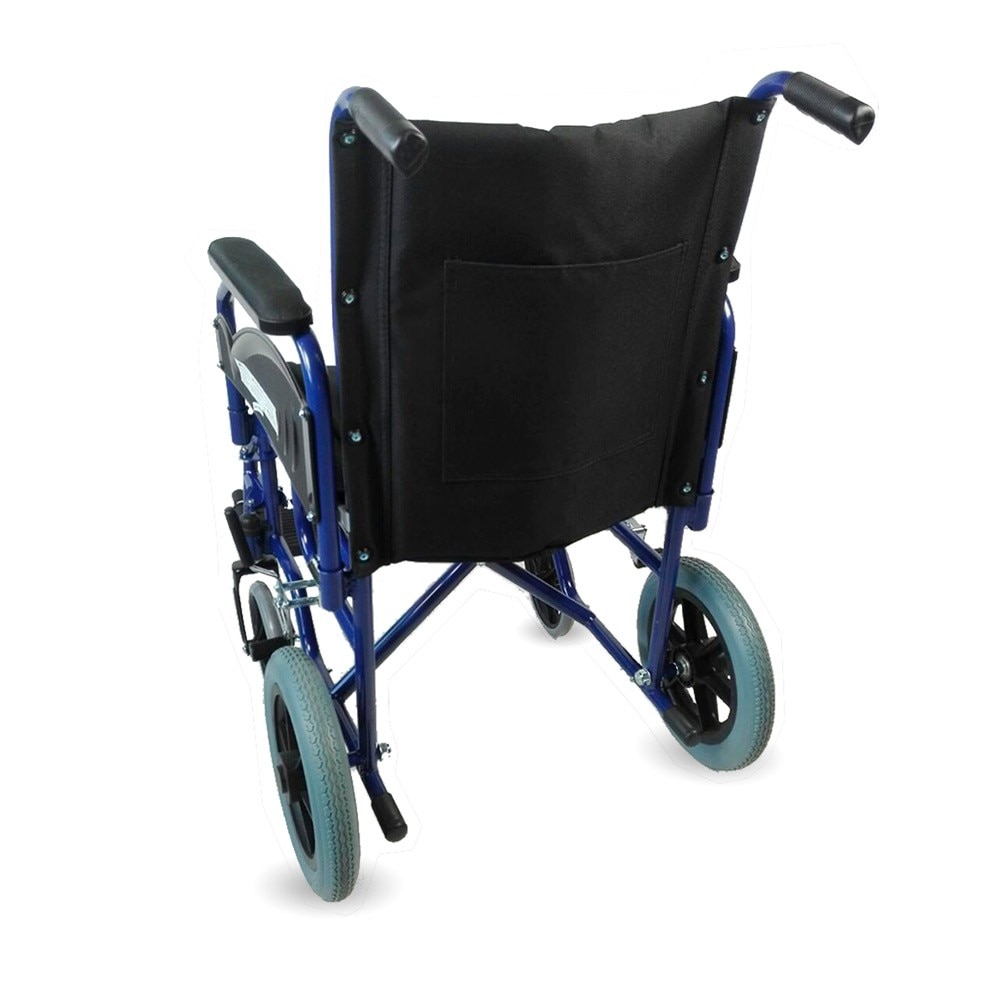 Silla de ruedas tránsito plegable reposabrazos y reposapiés extraíbles Maestranza Mobiclinic 2