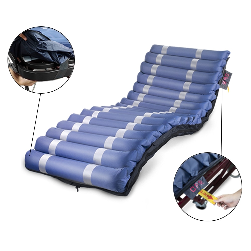 Colchón antiescaras de aire con compresor 17 celdas azul Mobi 3 Mobiclinic 3