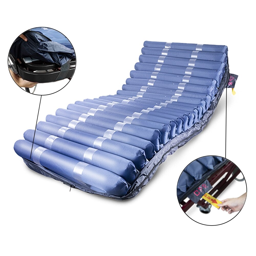 Colchón antiescaras de aire con compresor 20 celdas azul Mobi 4 Mobiclinic 2