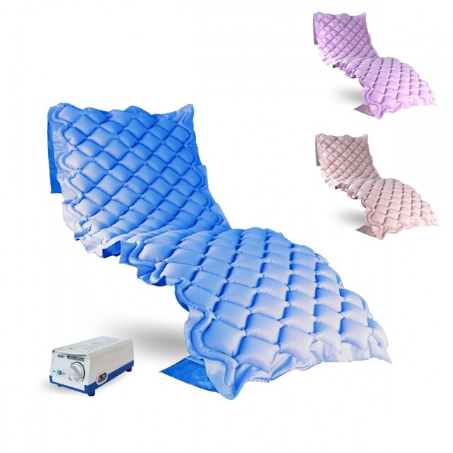Imagen 0 de Colchón antiescaras de aire con compresor 200x90x7cm 130 celdas azul Mobi 1 Mobiclinic
