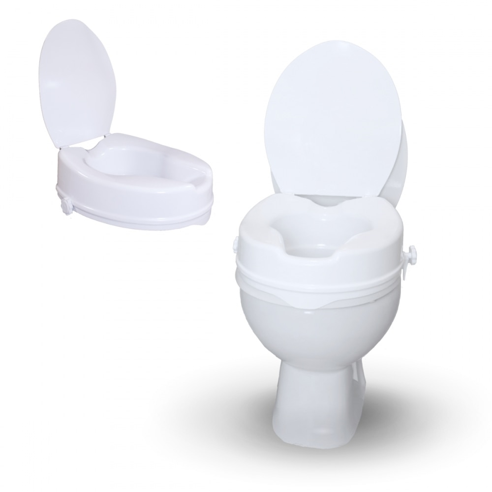 Elevador wc con tapa 10 cm blanco Titán Mobiclinic 1