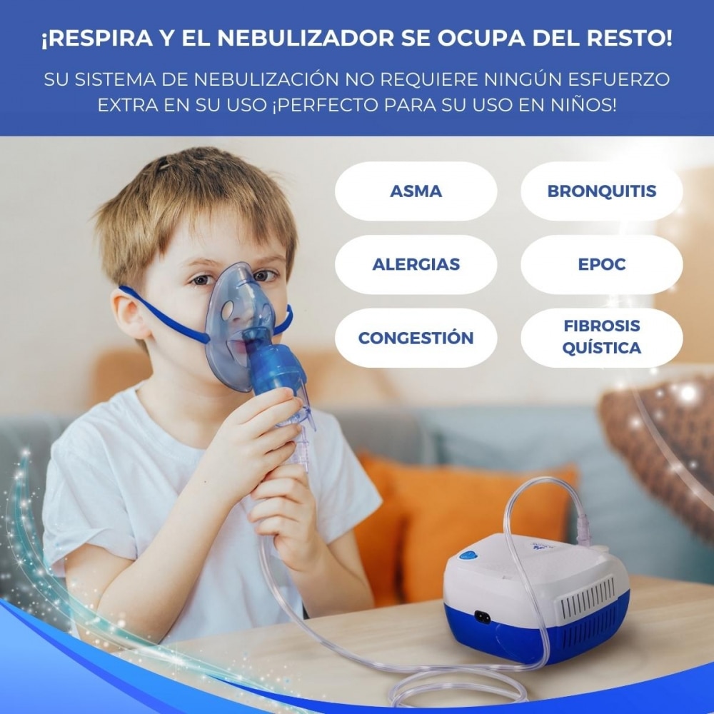 Nebulizador compresor portátil Mini Mobiclinic 4