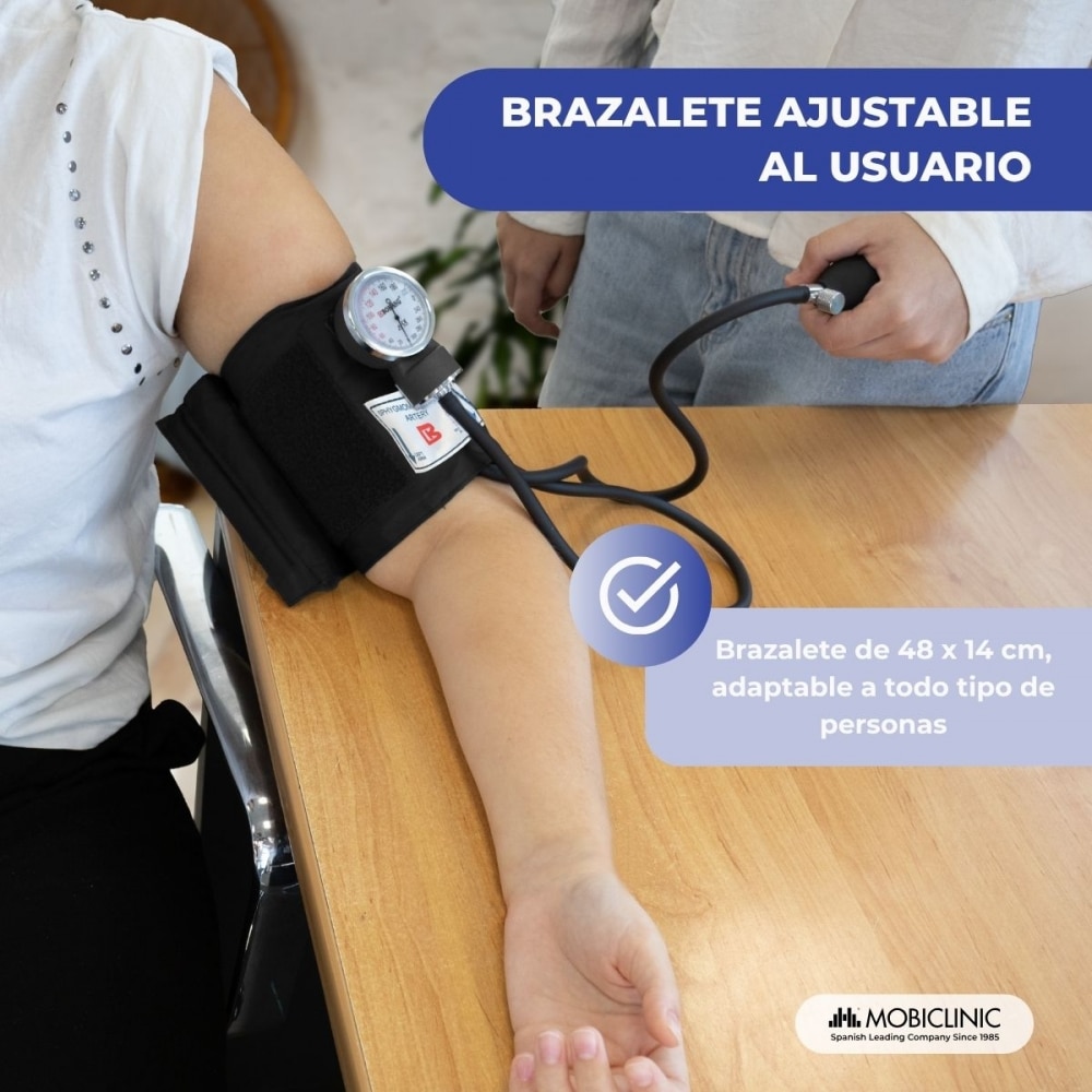 Pack de tensiómetro de brazo manual y fonendoscopio Mobiclinic 5