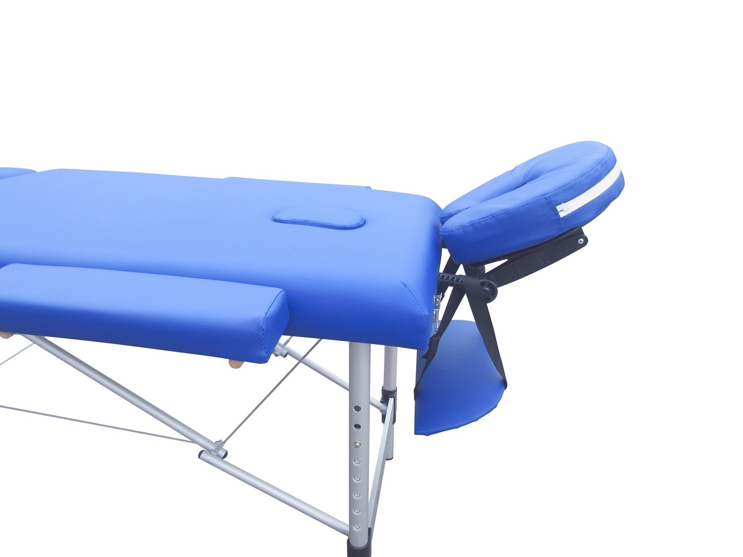 Camilla de masaje plegable portátil aluminio 186x60 cm azul CA-01 plus Mobiclinic 5