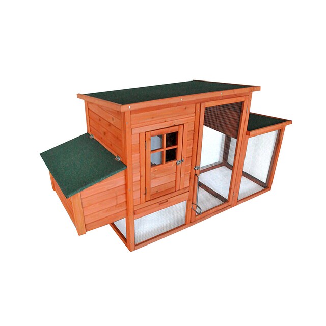 Imagen 0 de Gallinero de madera y metal Galvanizado Gardiun Madison 71x193x103 cm para 4 Gallinas