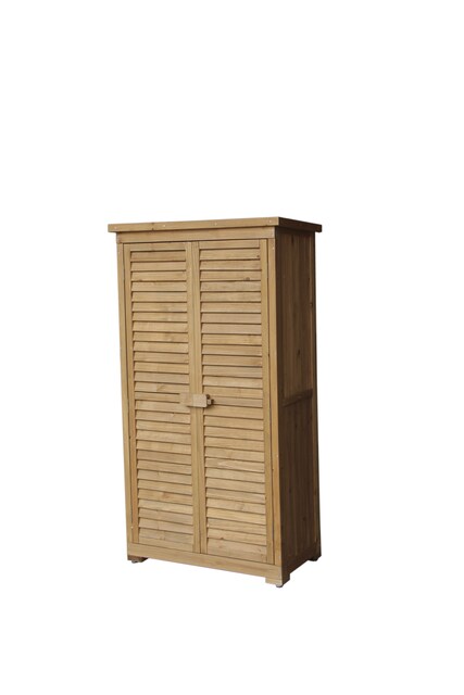 Imagen 0 de Caseta armario Gardiun Emmy KNH1105 de madera para exterior 87 x 46,5 x 160 cm