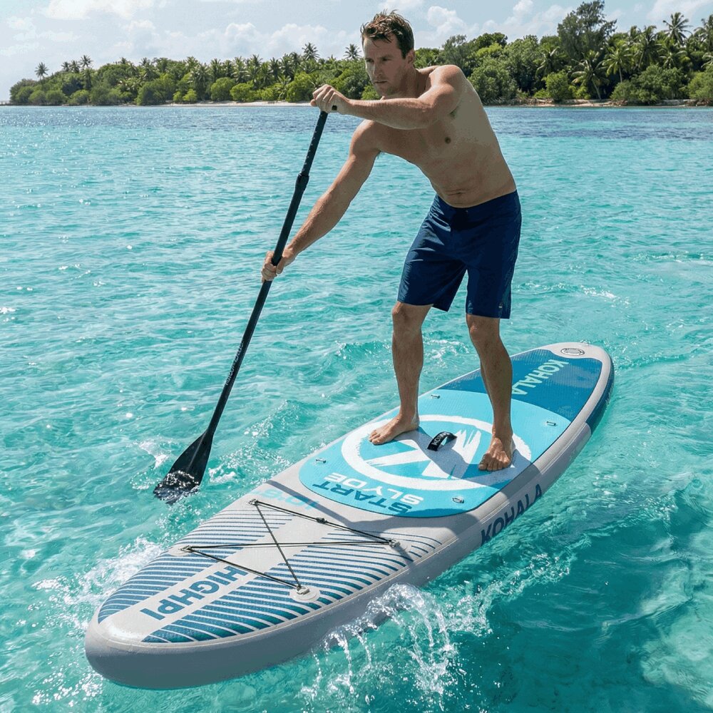 Tabla de Paddle Surf Hinchable 10,6" Kohala Start Slyde - Azul Azul-2