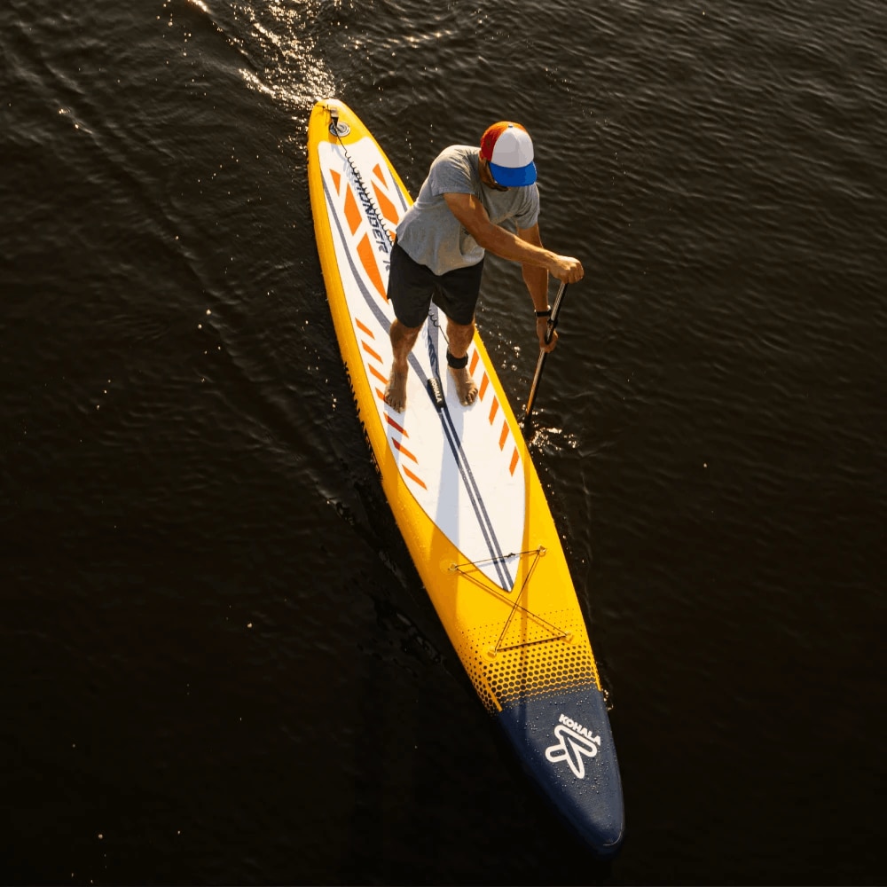 Tabla de Paddle Surf Kohala Thunder Race 14’ Doble Capa Fusión - Amarillo Amarillo-4