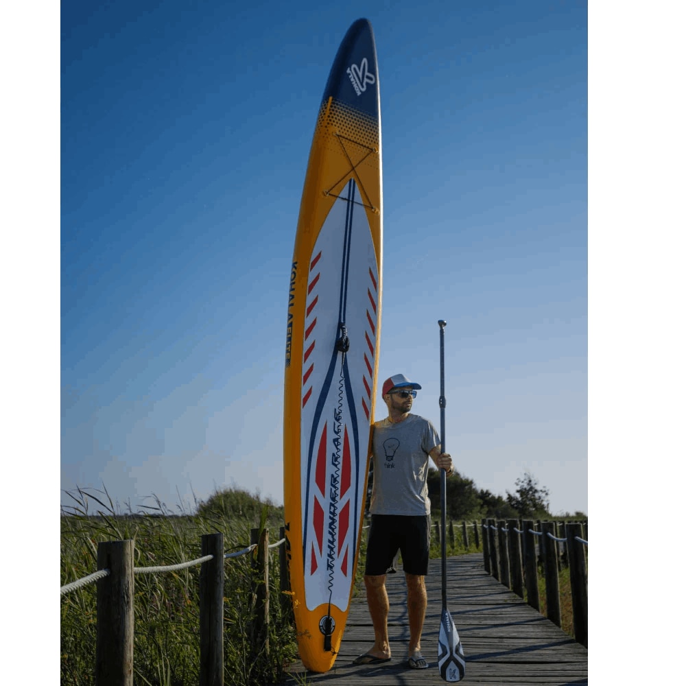 Tabla de Paddle Surf Kohala Thunder Race 14’ Doble Capa Fusión - Amarillo Amarillo-6