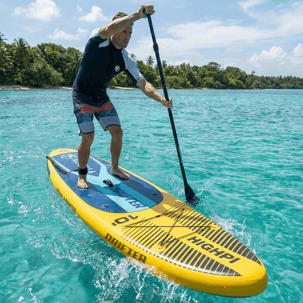 Tabla de Paddle Surf Kohala Drifter 10'' Monocapa PVC Amarillo