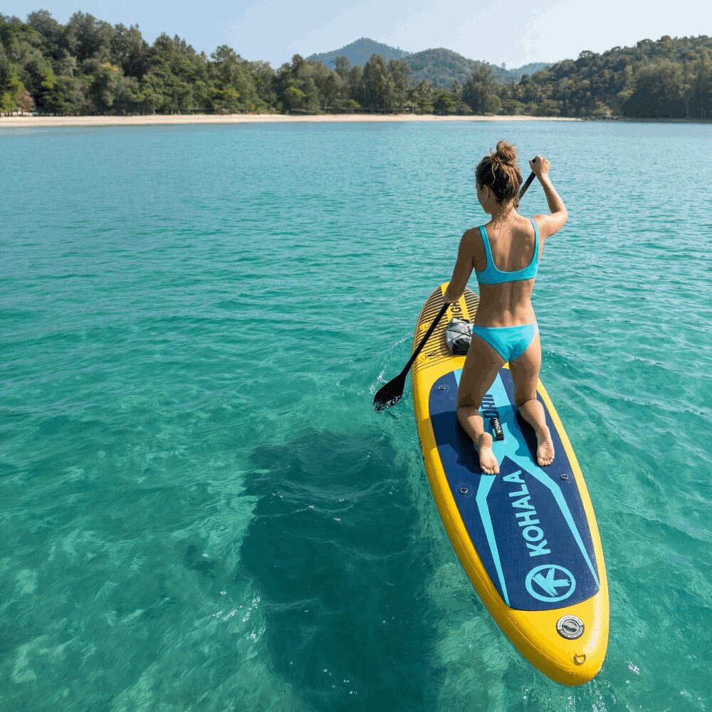 Tabla de Paddle Surf Kohala Drifter 10'’ Monocapa PVC - Amarillo Amarillo-4