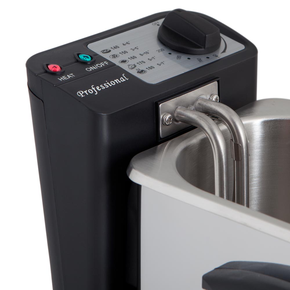 Freidora Orbegozo FDR 35 con capacidad para 3,5 litros - Plata Plata-5