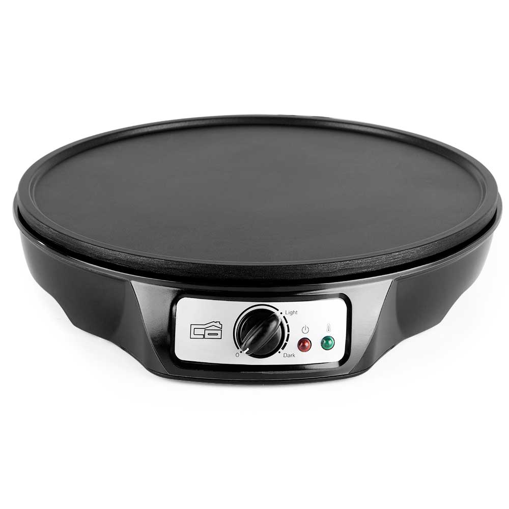 Crepera eléctrica Orbegozo CM 2360, 30 cm diámetro, 1000 W - Negro Negro-2