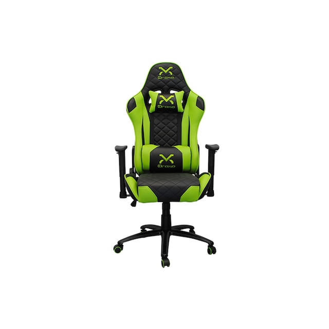 Silla Gamer Droxio Troun Negra Verde