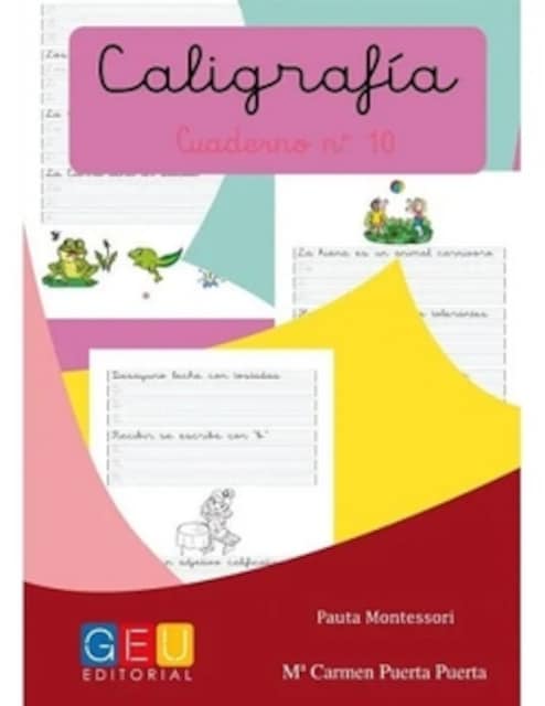 Imagen 0 de Caligrafia pauta montessori