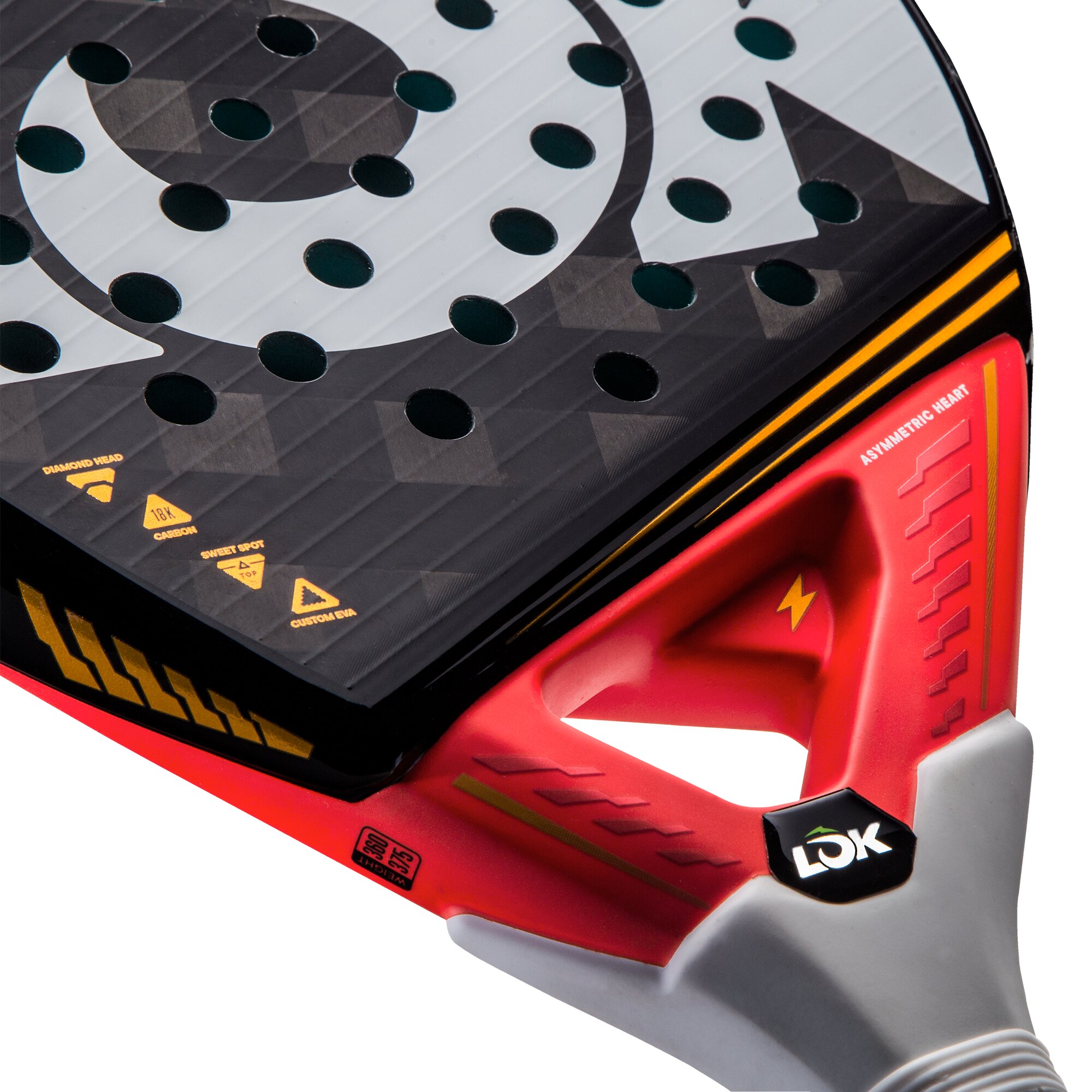 Imagen 3 de Pala de pádel Maxx Hype Lok - Rojo Rojo