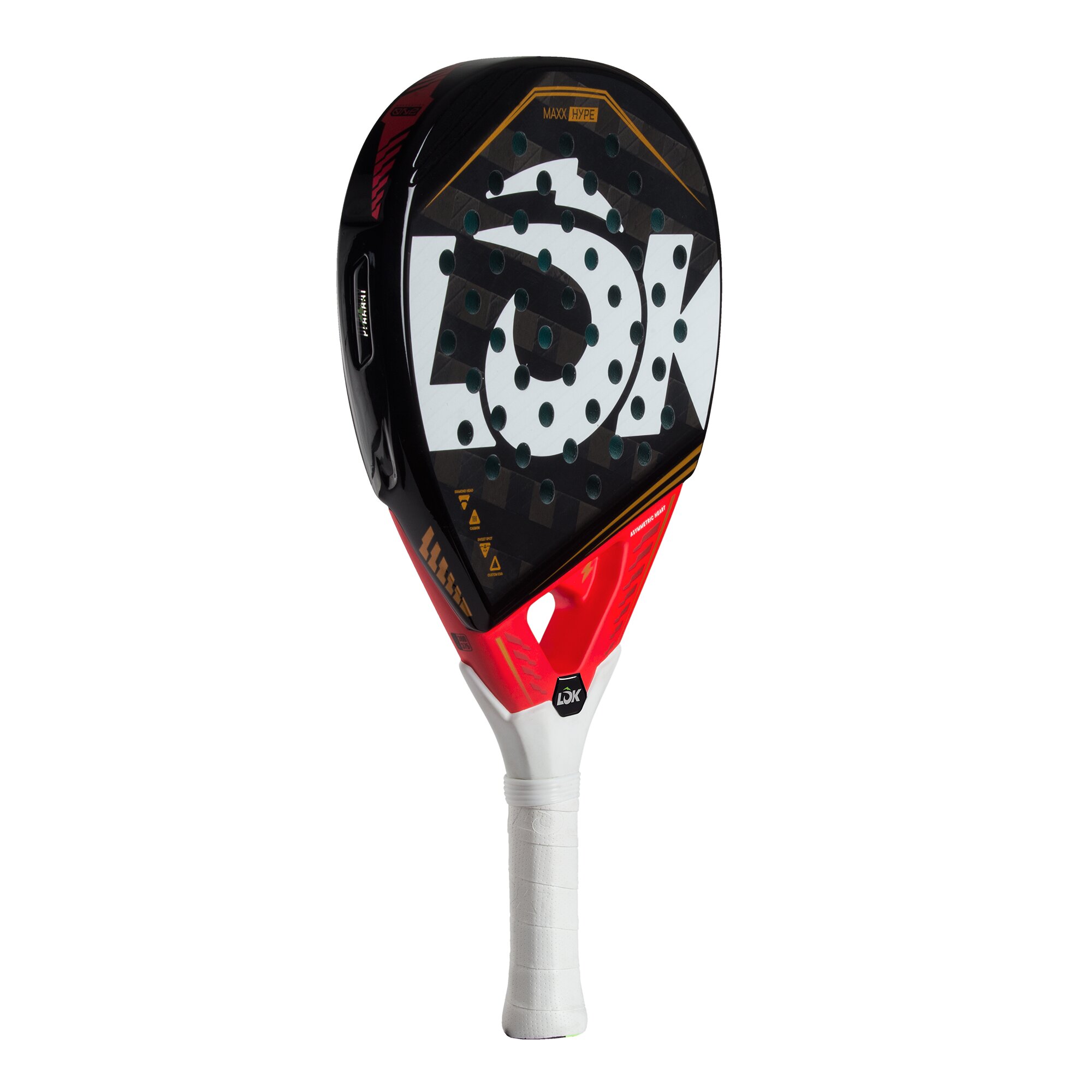 Imagen 4 de Pala de pádel Maxx Hype Lok - Rojo Rojo