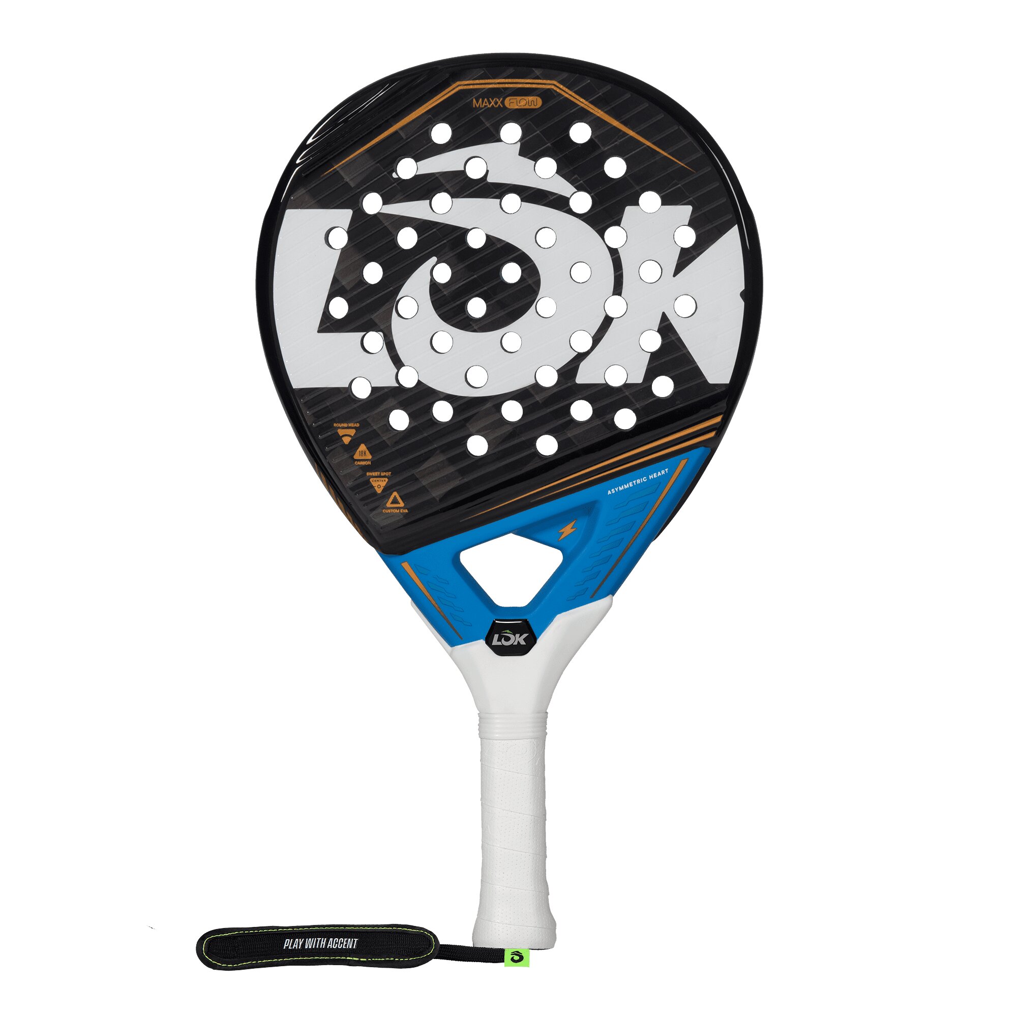 Imagen 3 de Pala de pádel Maxx Flow Lok - Azul Azul