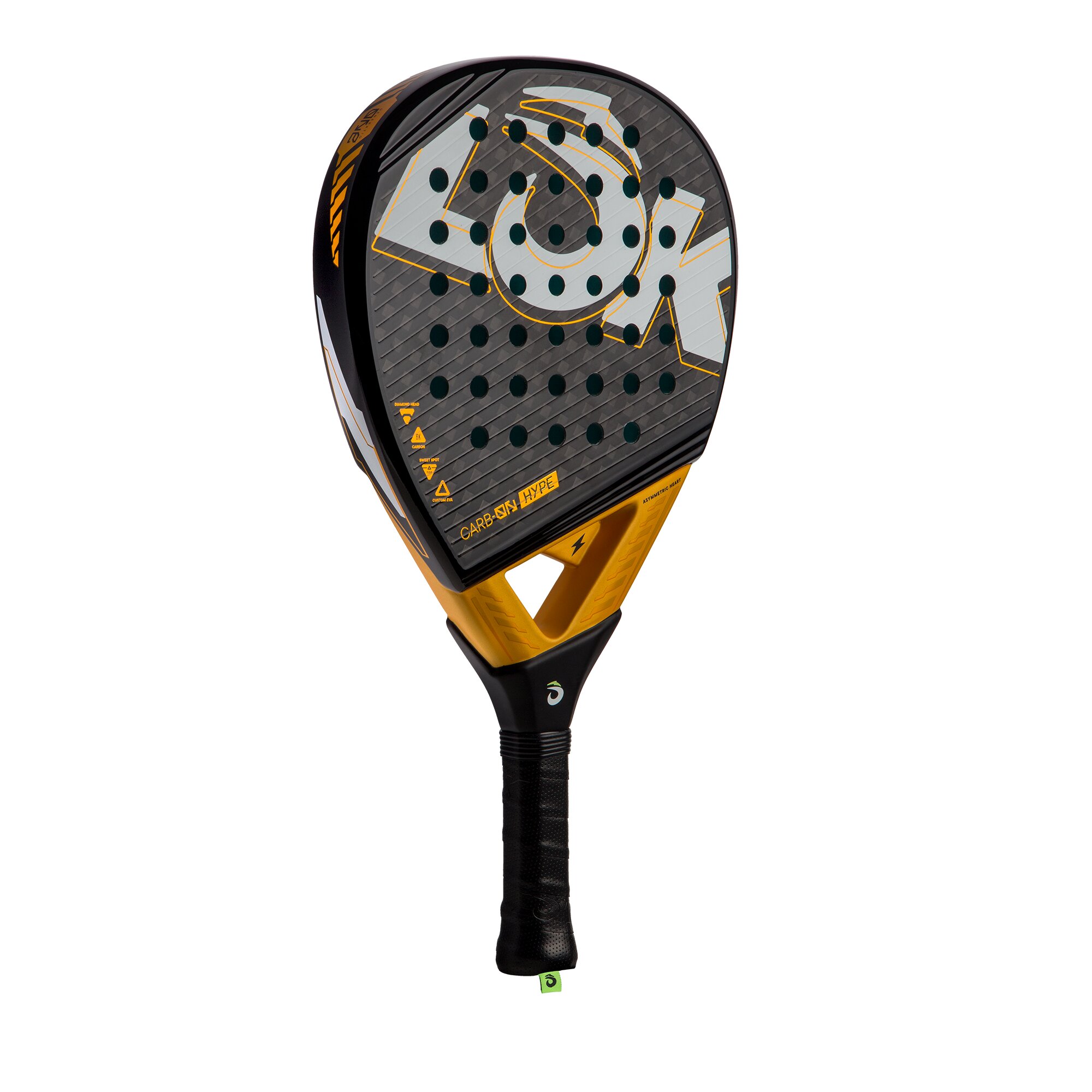 Imagen 2 de Pala de pádel Carb-On Hype Lok - Negro Negro