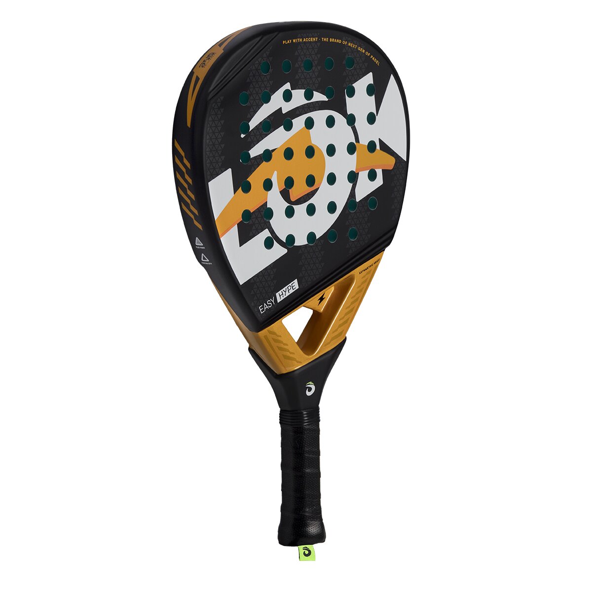 Imagen 2 de Pala de pádel Easy Hype Lok - Negro Negro