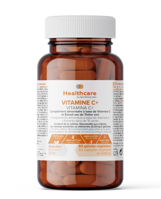 Imagen 0 de Vitamina C+ Té verde 60 Cápsulas SportDone