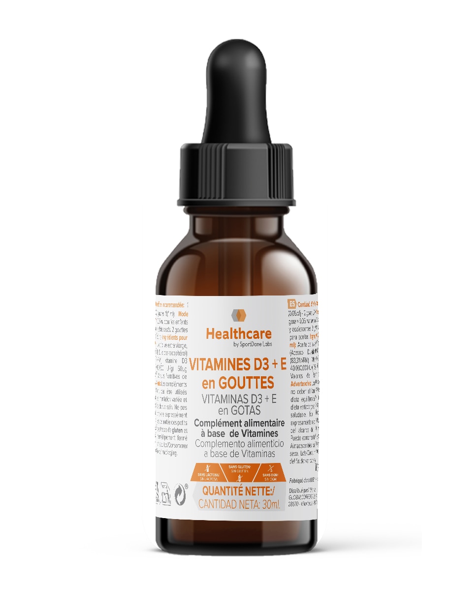 Imagen 0 de Vitamina D3 + E en gotas 30ml SportDone