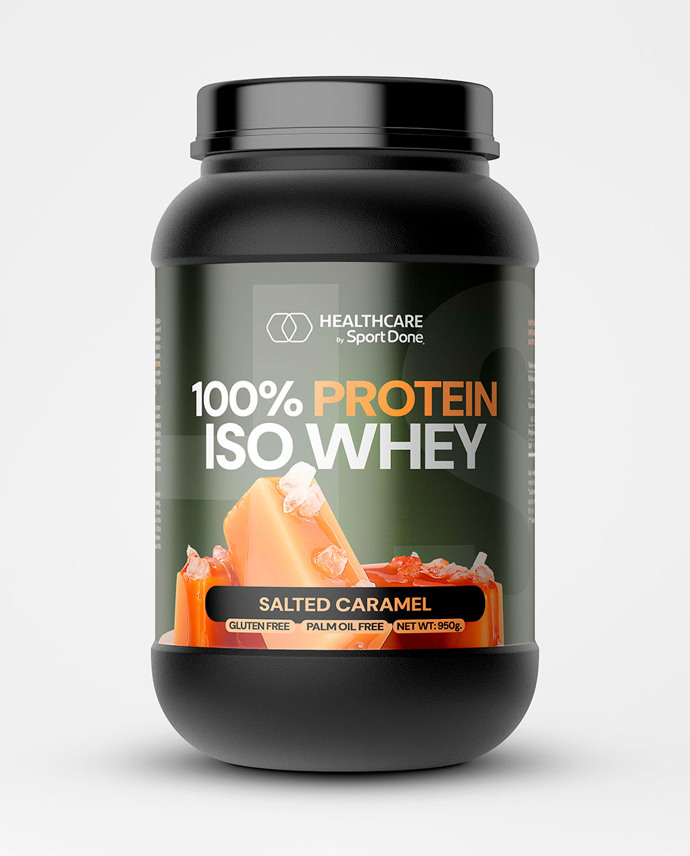 Imagen 1 de Proteina 100% Whey Isolate Salted Caramel Bote 1Kg SportDone