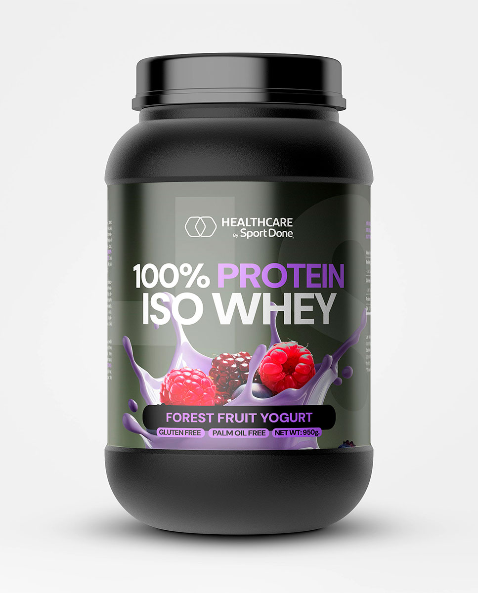 Proteina 100% Whey Isolate Forest Fruit Yogourt Bote 1Kg SportDone - 1000 g 1