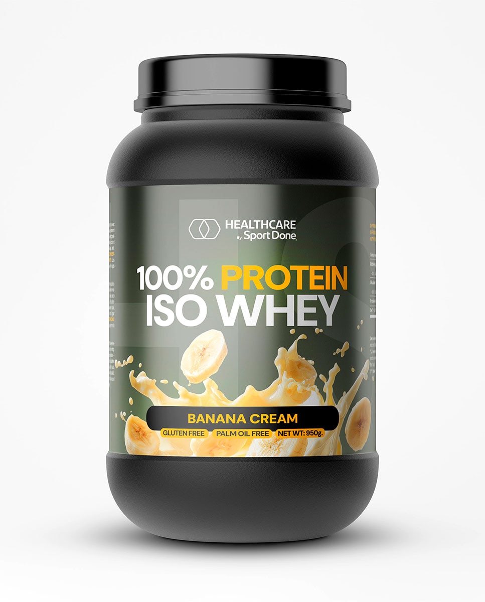 Proteina 100% Whey Isolate Banana Cream Bote 1Kg SportDone - 1000 g 1