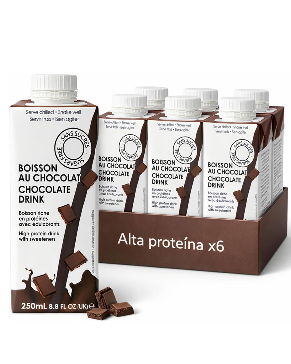 Proteína Brick de chocolate en pack de 6 Unidades - 250 ml 1