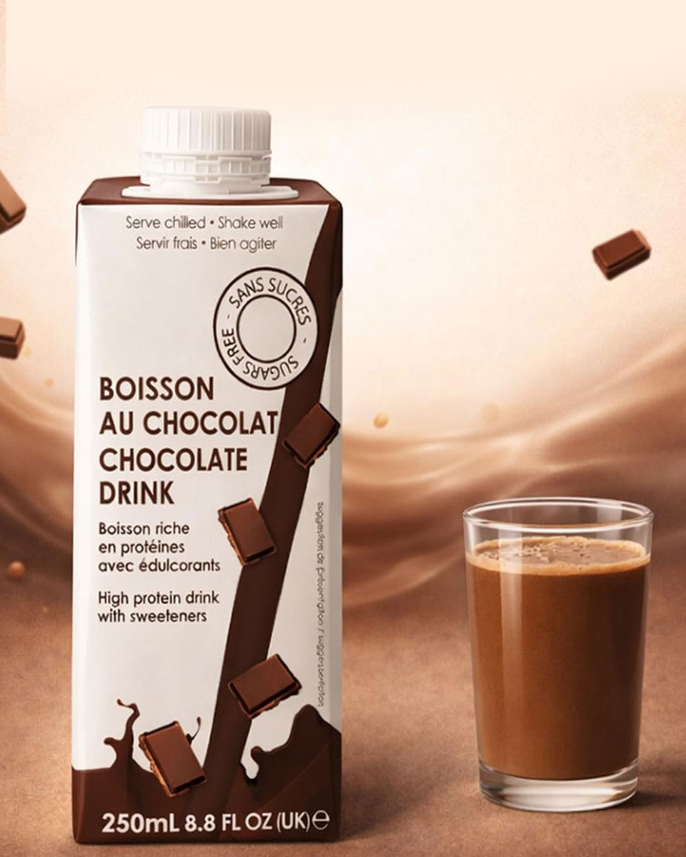 Proteína Brick de chocolate en pack de 6 Unidades - 250 ml 3