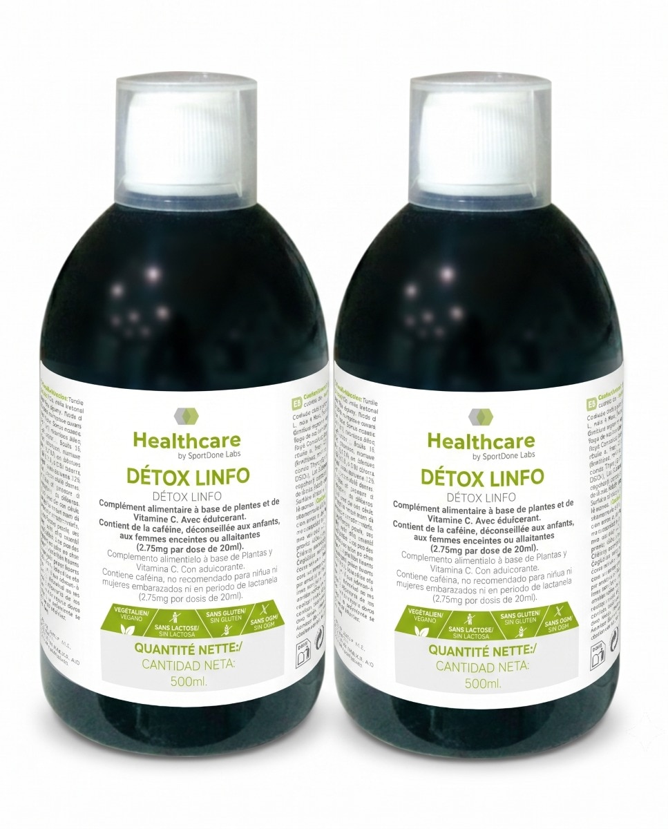 Imagen 0 de Pack de 2  Detox Linfo 500ml x2 SportDone