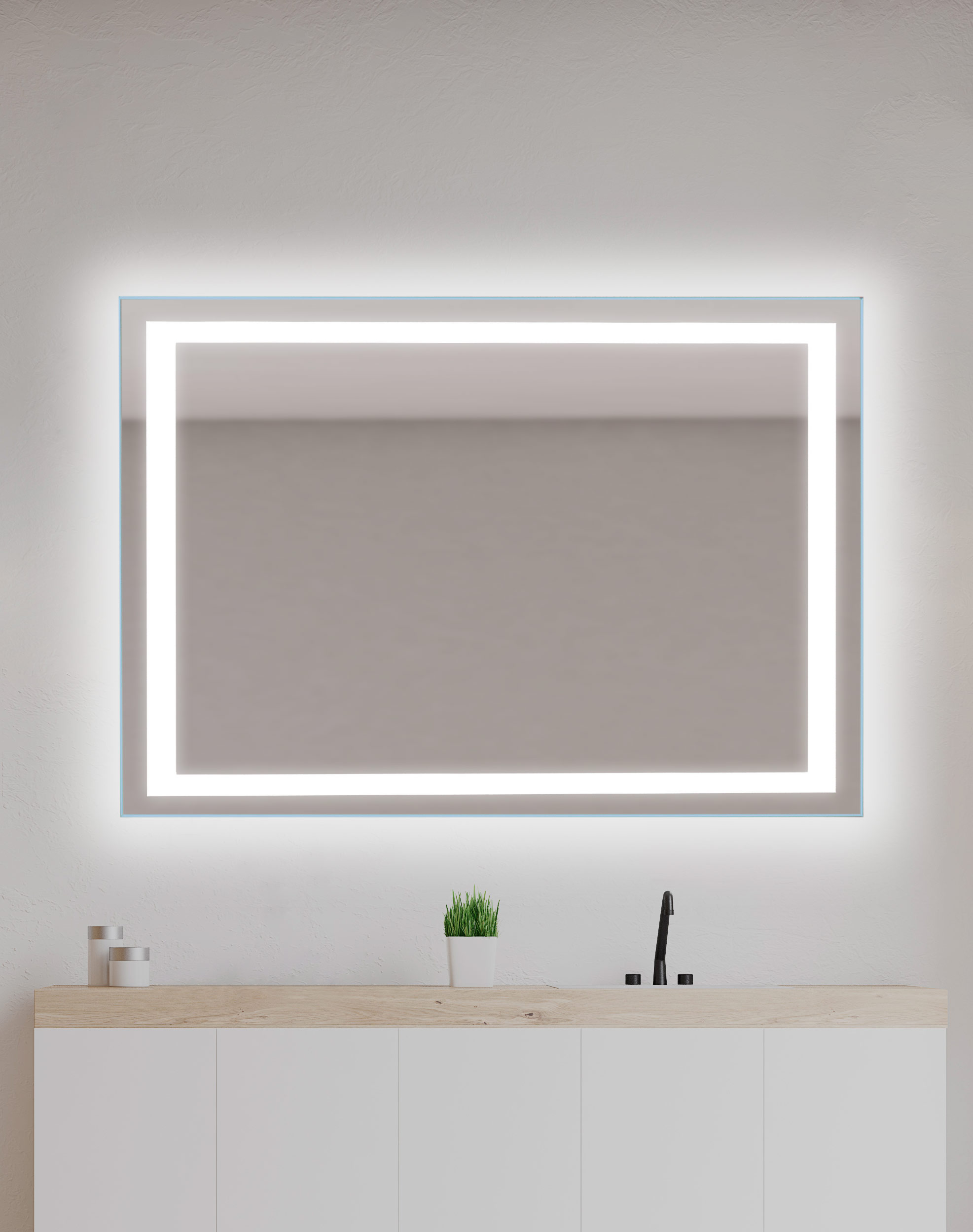 Espejo de baño con LED B-919 Bathstage - 60 x 80 cm 2