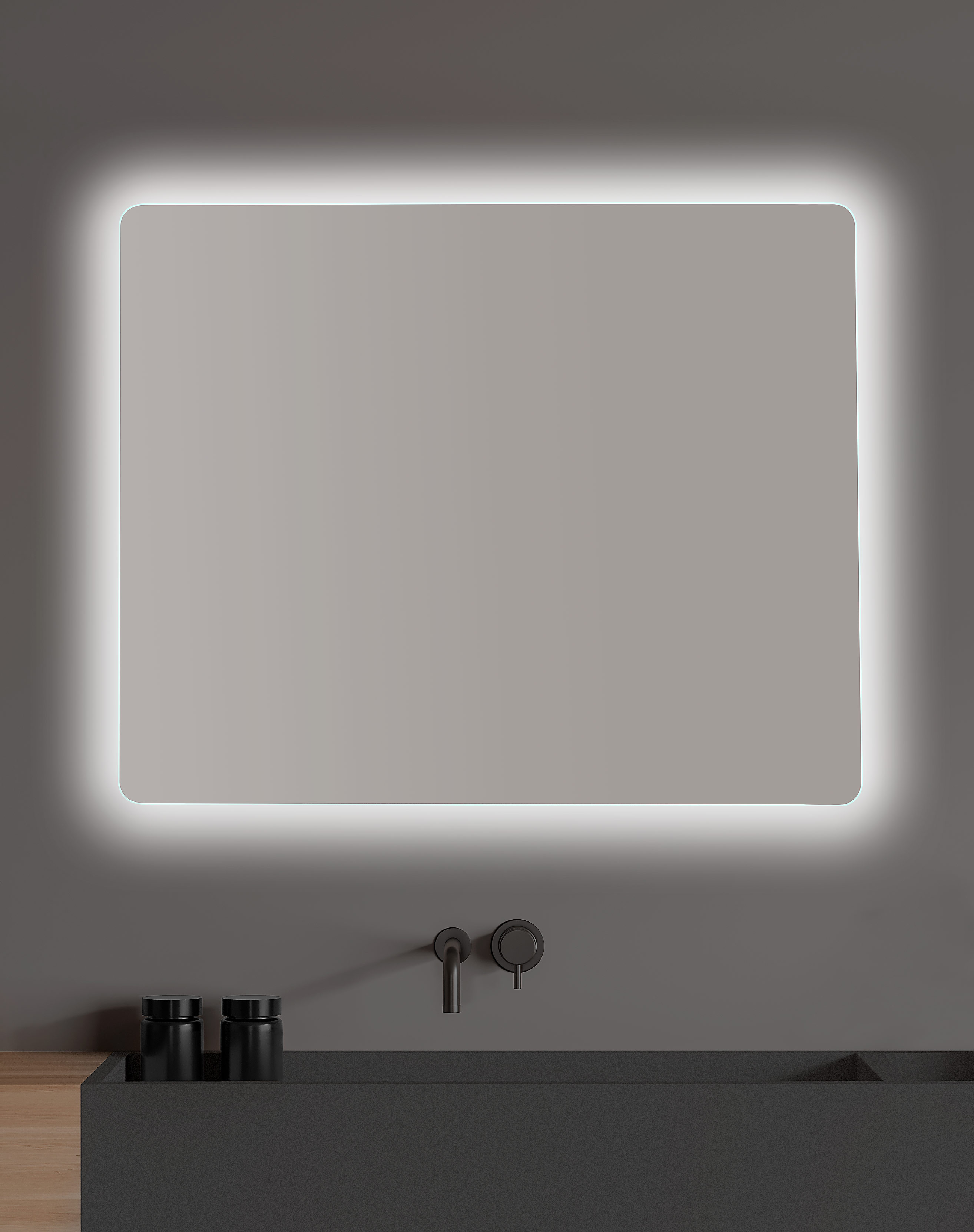 Imagen 2 de Espejo de baño con LED B-952 Bathstage - 60 x 80 cm