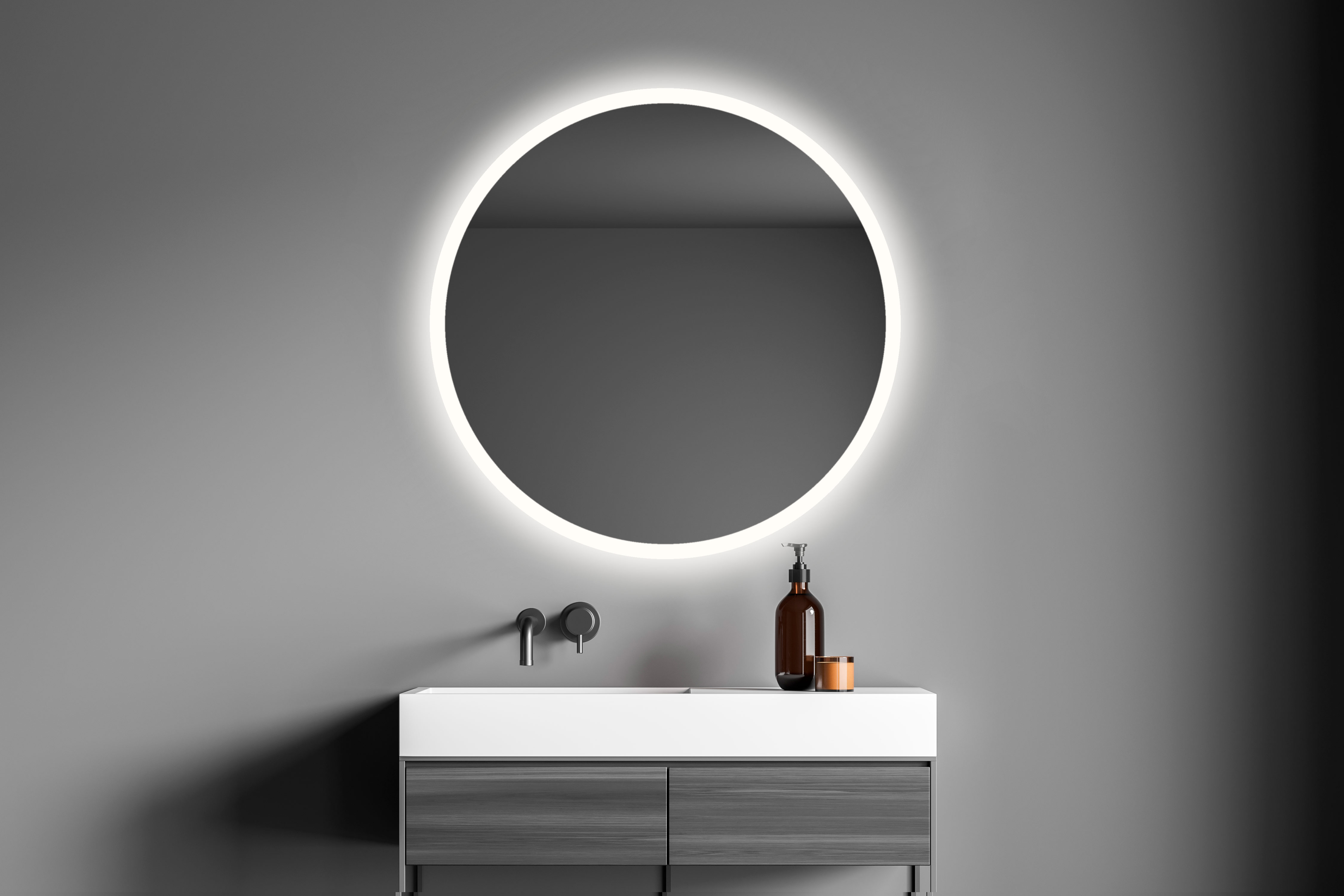 Imagen 2 de Espejo de baño con LED Ácido B-953 Bathstage - Gris 100 cm Gris