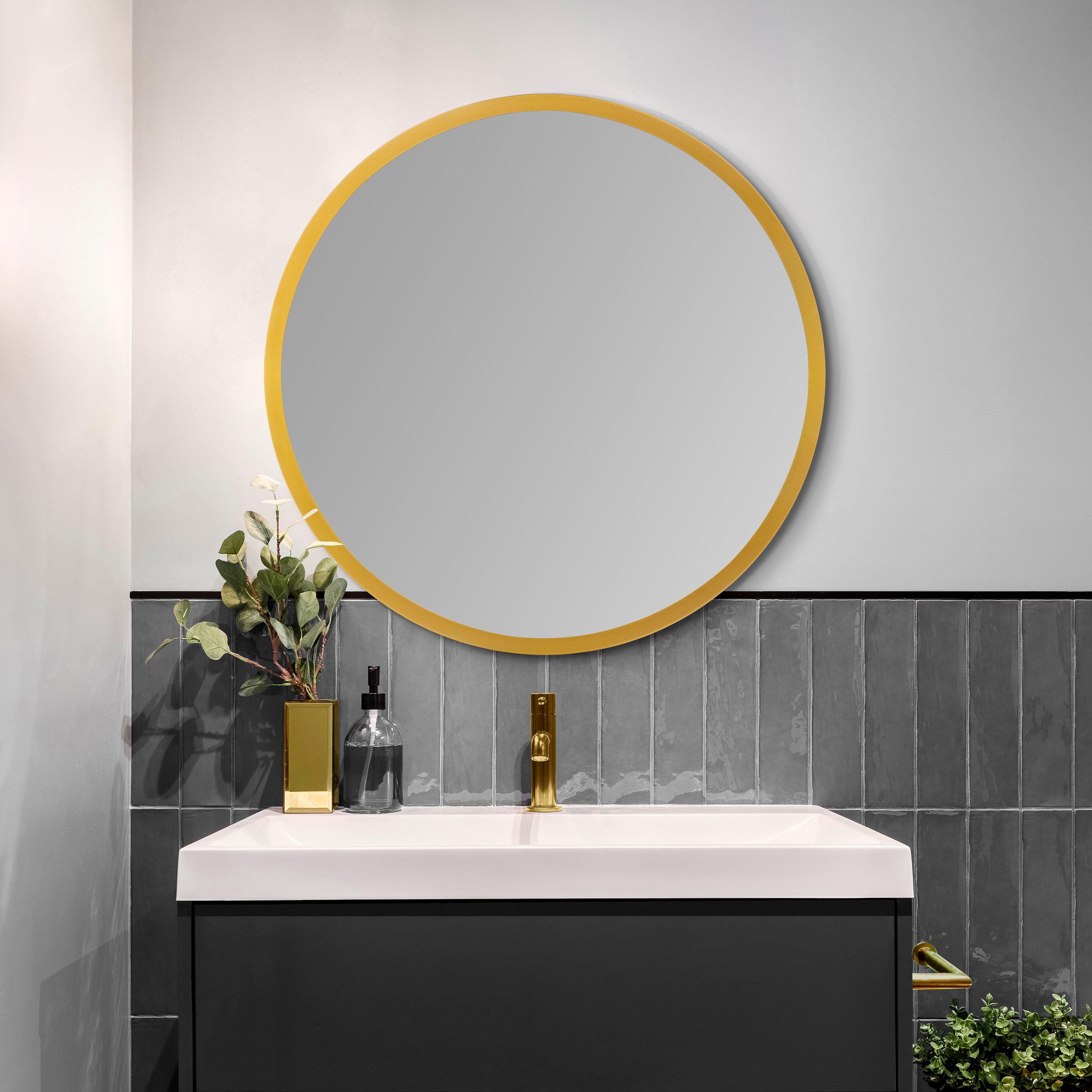 Imagen 3 de Espejo de baño con LED Ácido B-953 Bathstage - Oro mate 60 cm Oro mate